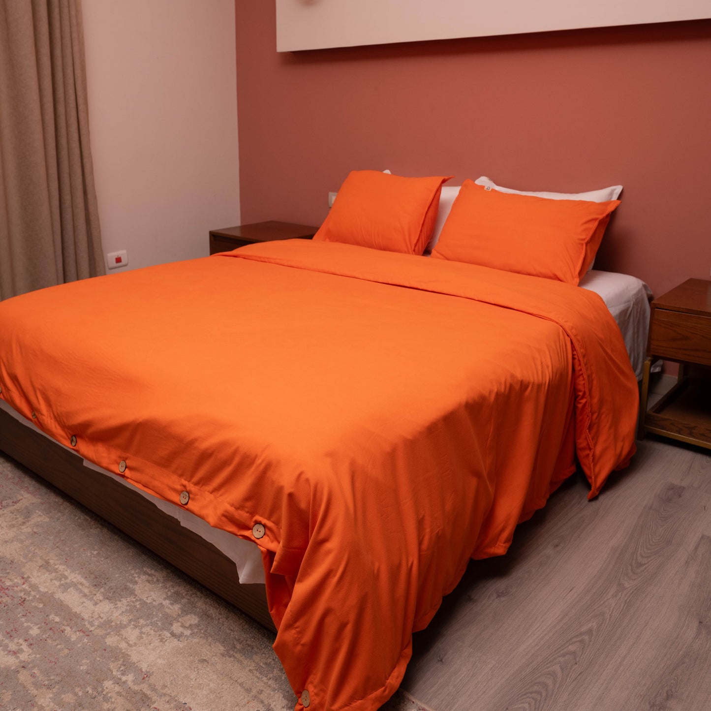 Orange Duvet Cover