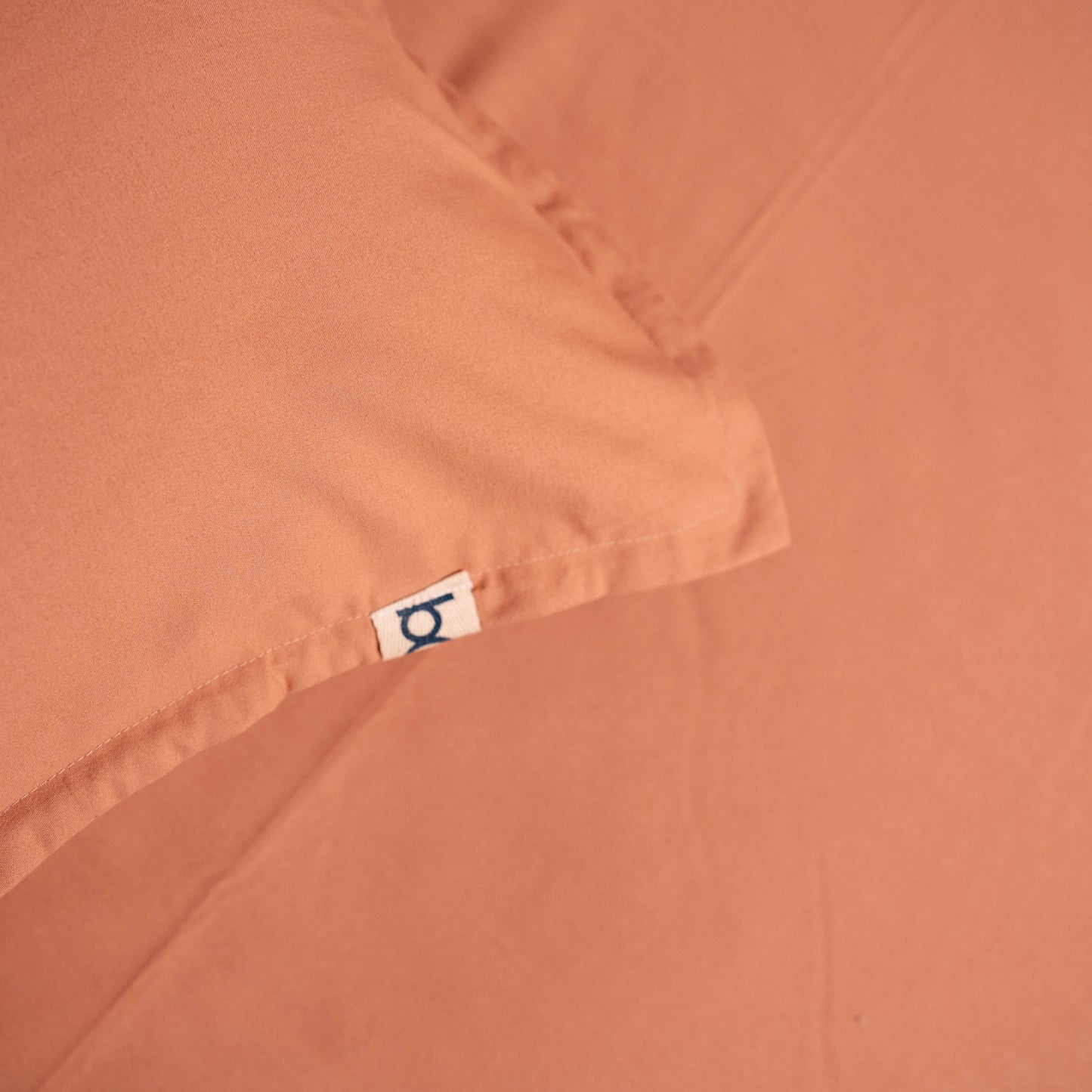 PEACH MICROFIBER BEDSHEET