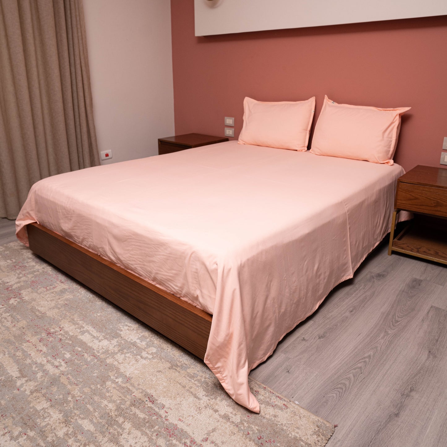 ROSE MICROFIBER BEDSHEET