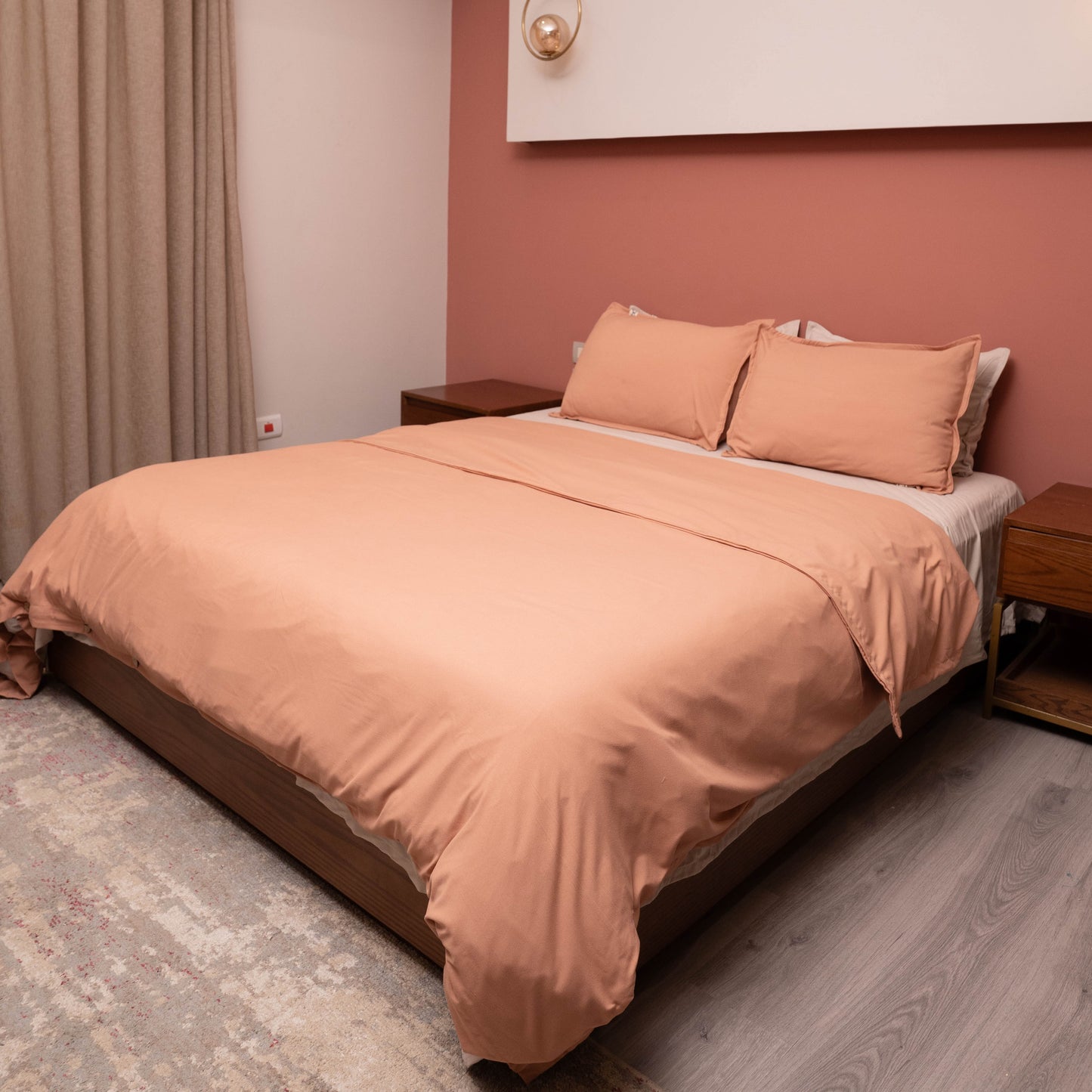 Salmon Duvet Cover