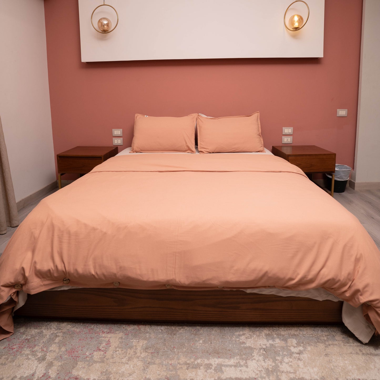 Salmon Duvet Cover