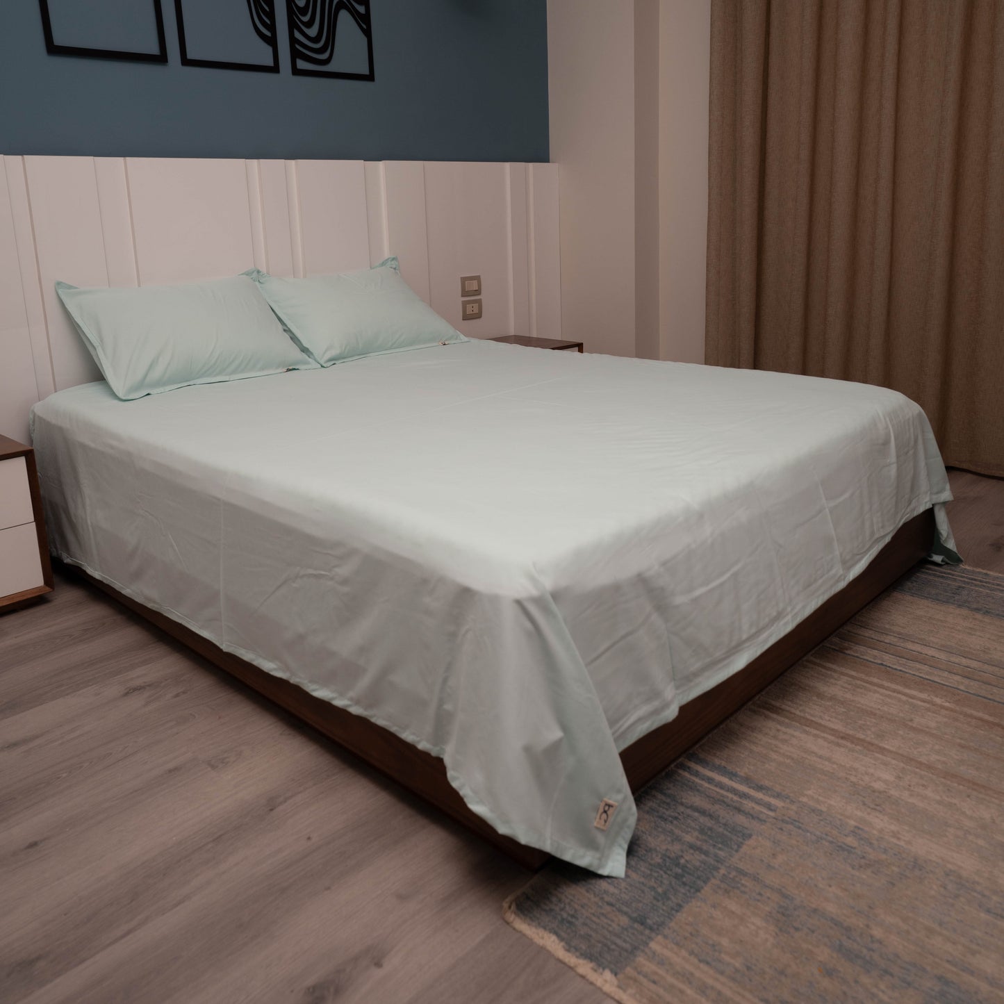 MINT MICROFIBER BEDSHEET