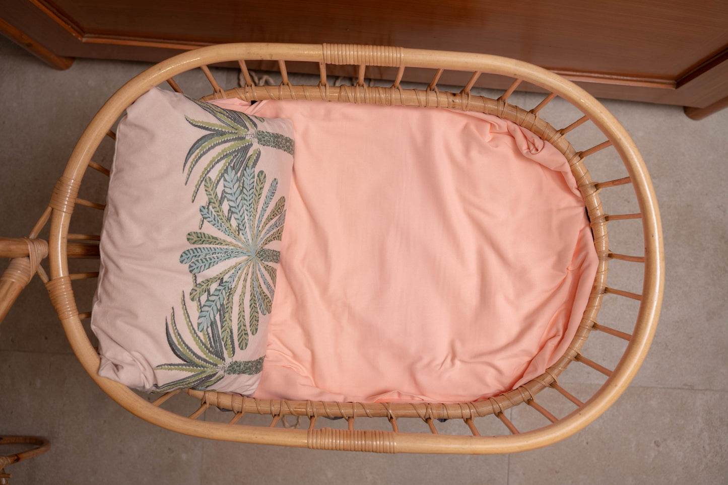ROSE PREMIUM COTTON BABY CRIB SHEET
