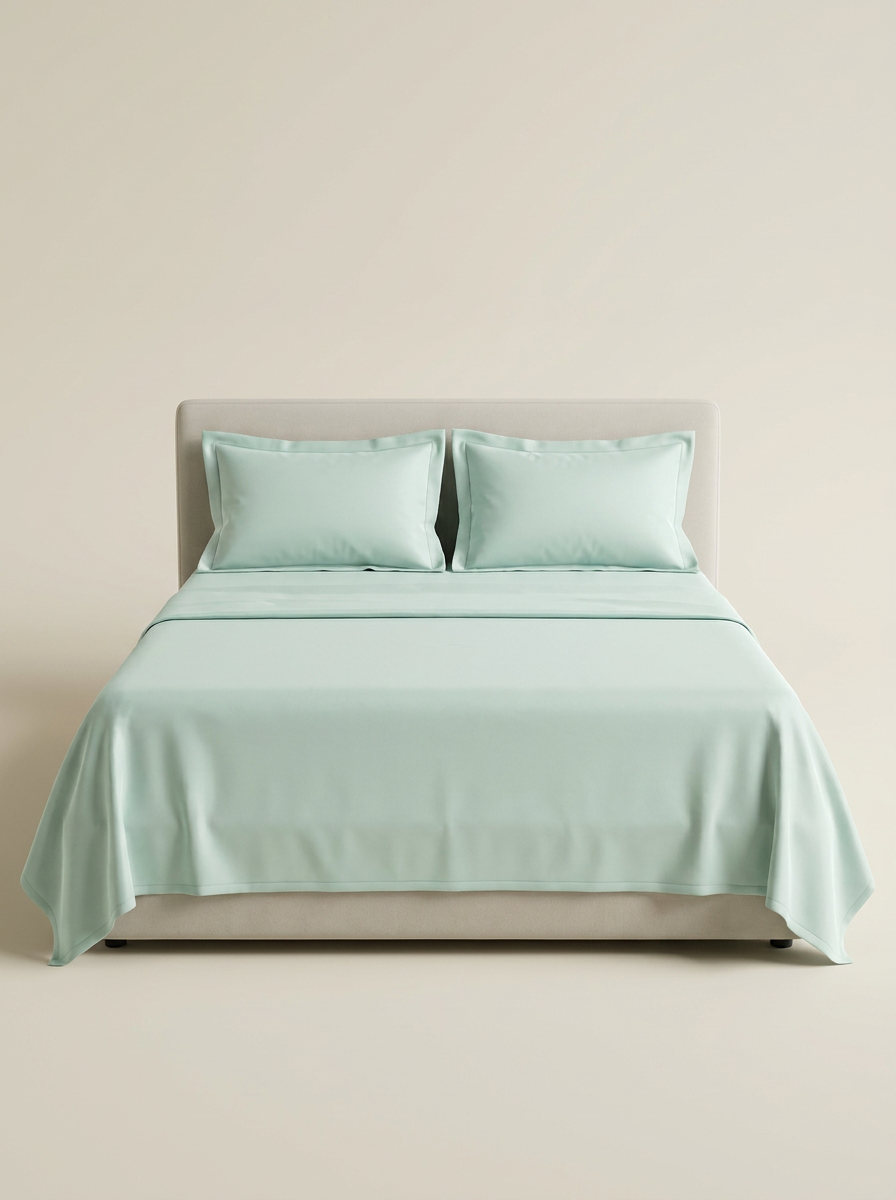 MF-COLOR mint | Mint microfiber sheet set studio