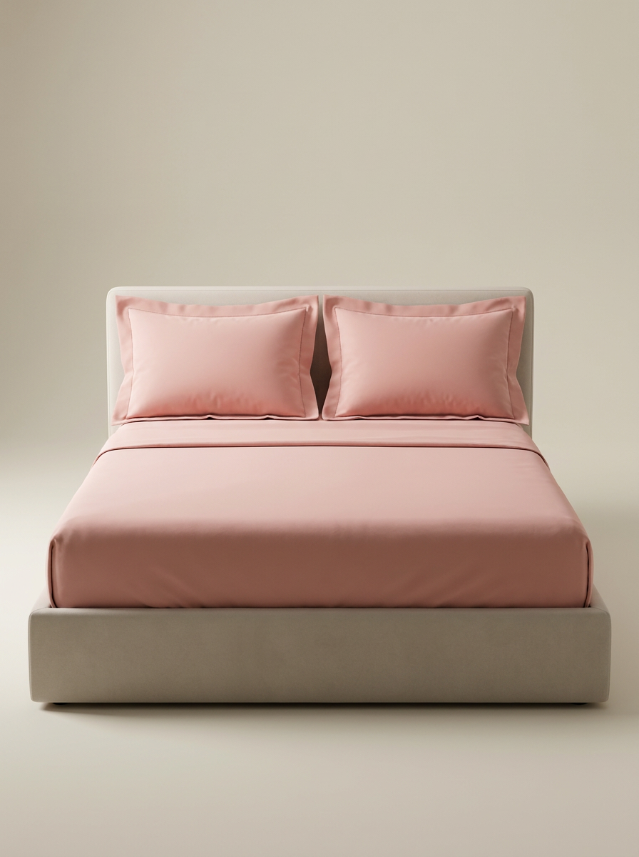 MF-COLOR Rose | Rose microfiber sheet set studio