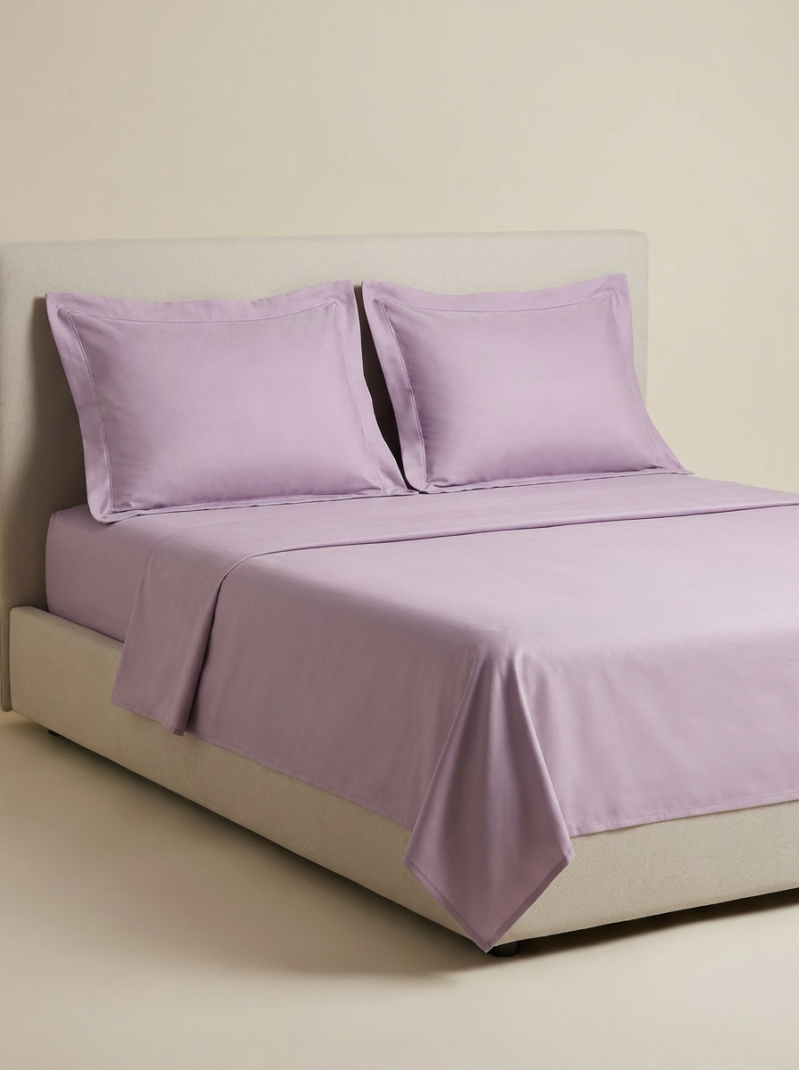 MF-COLOR lavender | Lavender microfiber sheet set studio