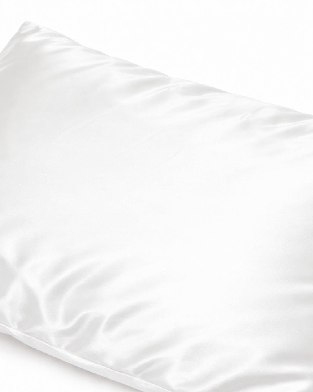 White satin pillowcase fabric texture