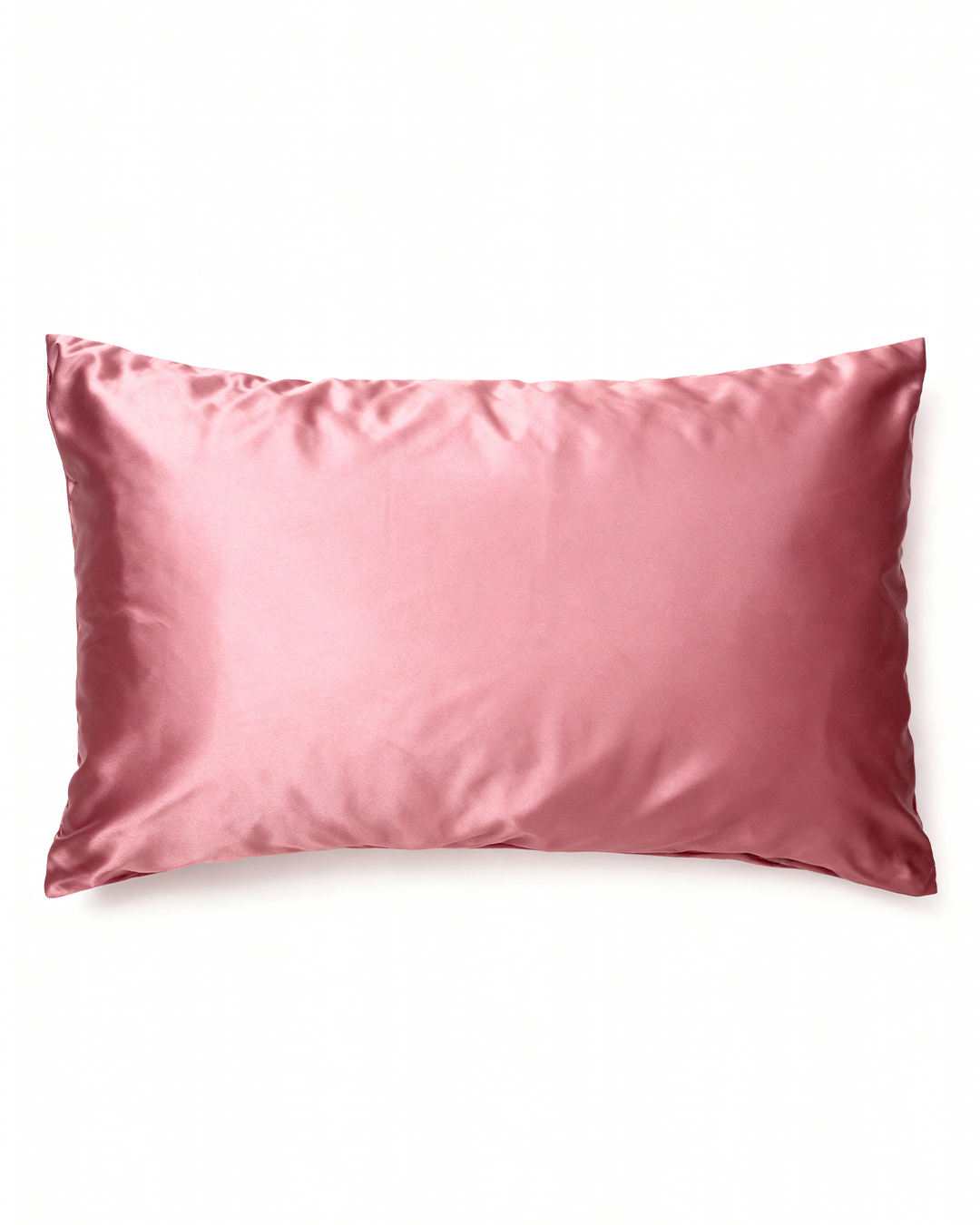 PILLOWCASE-COLOR Dusty rose | Dusty rose satin pillowcase studio