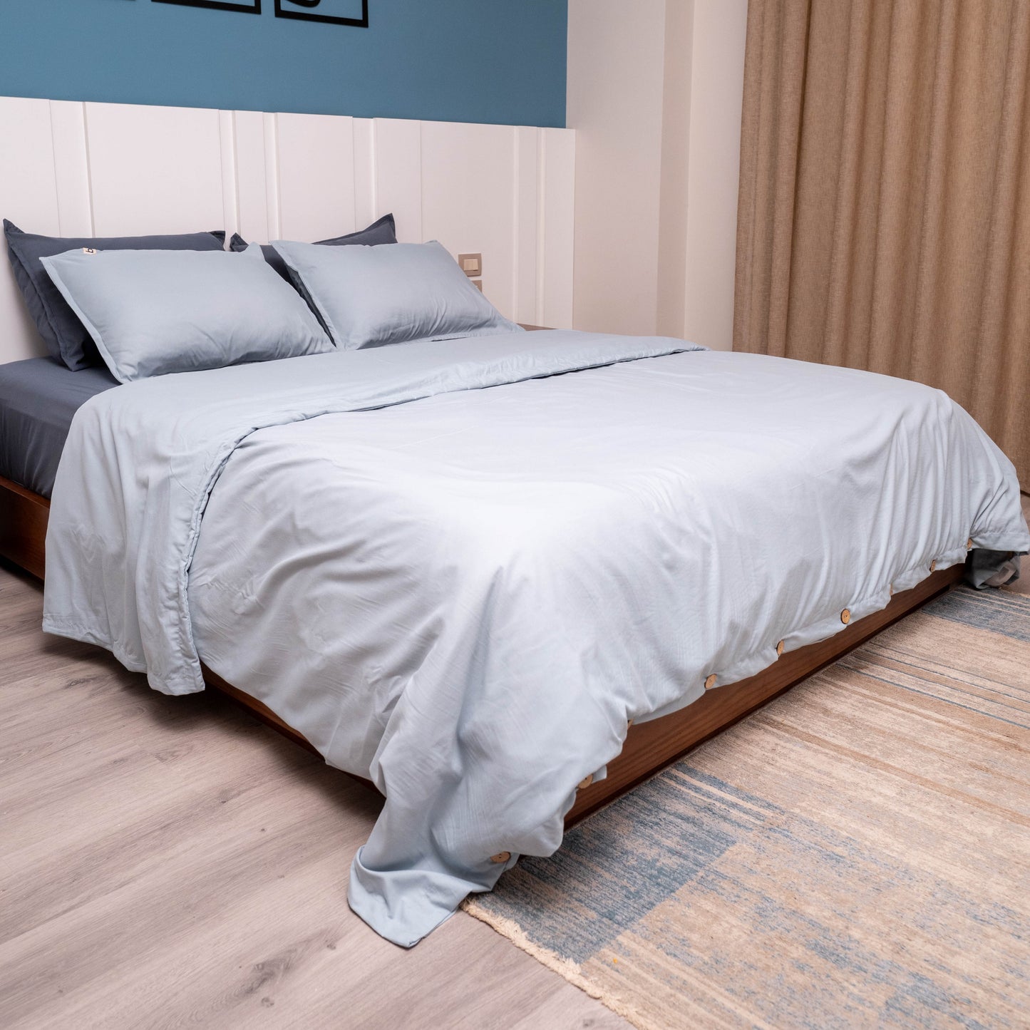 Light Gray Duvet Cover