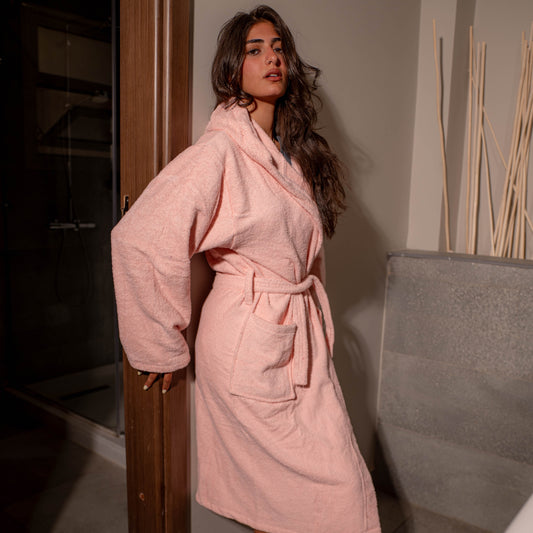 100% cotton bathrobe - Body Rose