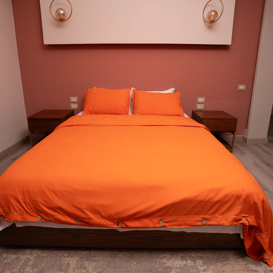 Orange Duvet Cover