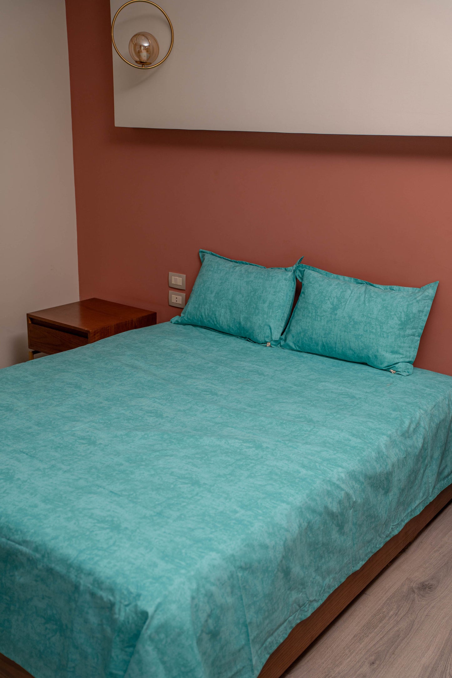 Limited Summer'25 Collection! COASTAL HAZE COTTON BEDSHEET