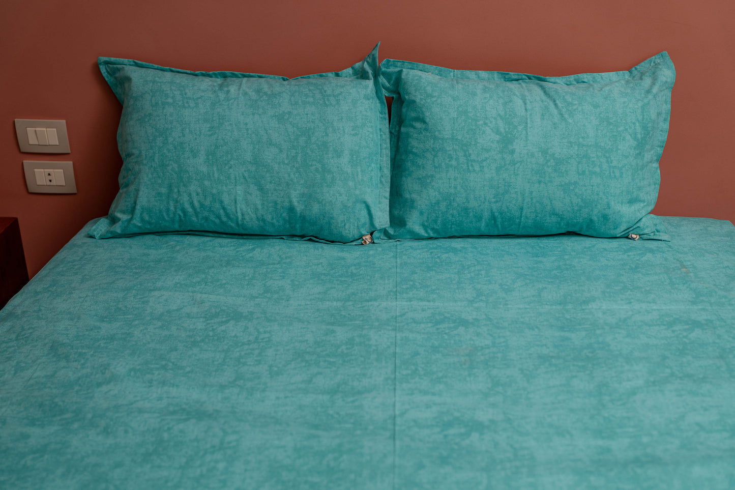 Limited Summer'25 Collection! COASTAL HAZE COTTON BEDSHEET