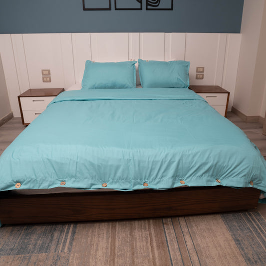 Aqua Duvet Cover