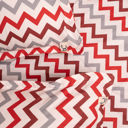 URBAN ZIGZAG COTTON BEDSHEET