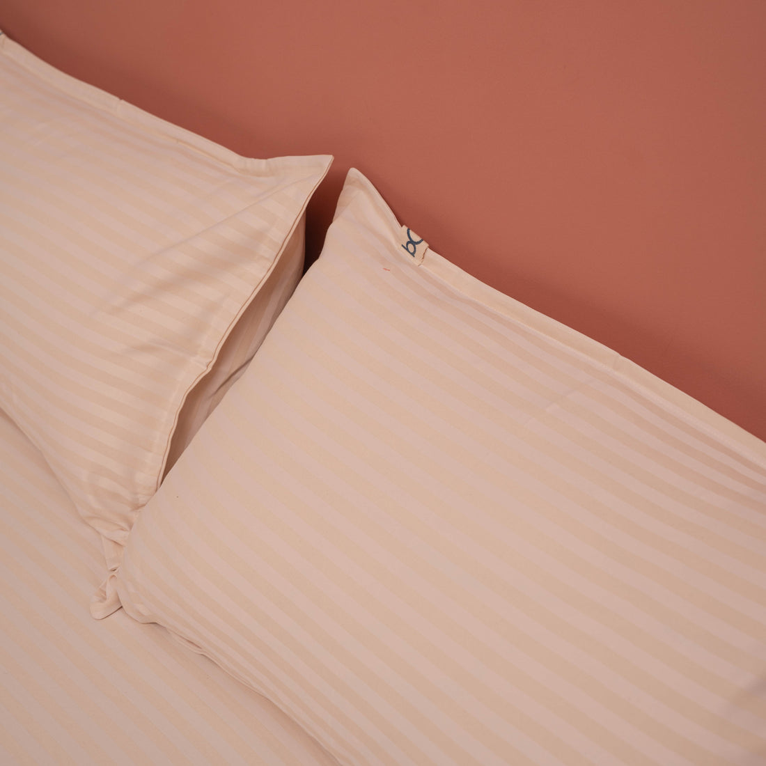 Satin / Cotton Striped Bedsheet Set