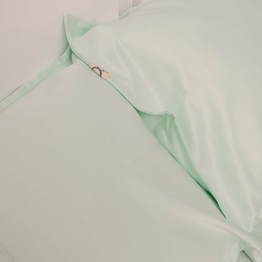 MINT SATIN BEDSHEET