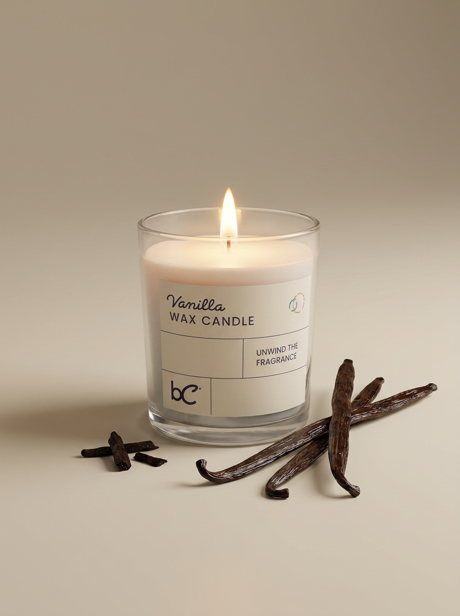 CANDLE-SCENT Vanilla | Vanilla scented candle studio