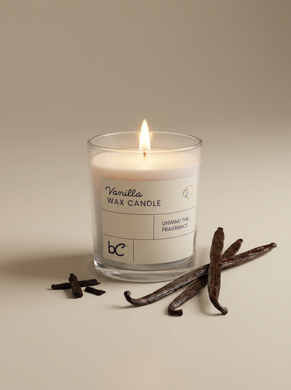 CANDLE-SCENT Vanilla | Vanilla scented candle studio