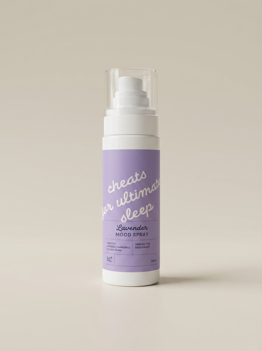 Lavender mood spray pack shot