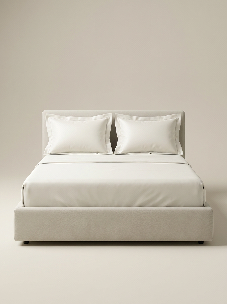 MF-COLOR Off-white | Off-white microfiber sheet set studio