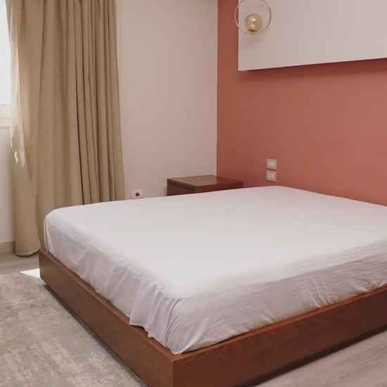 Light Grey Percale Cotton Premium Bedsheet | 5-Star